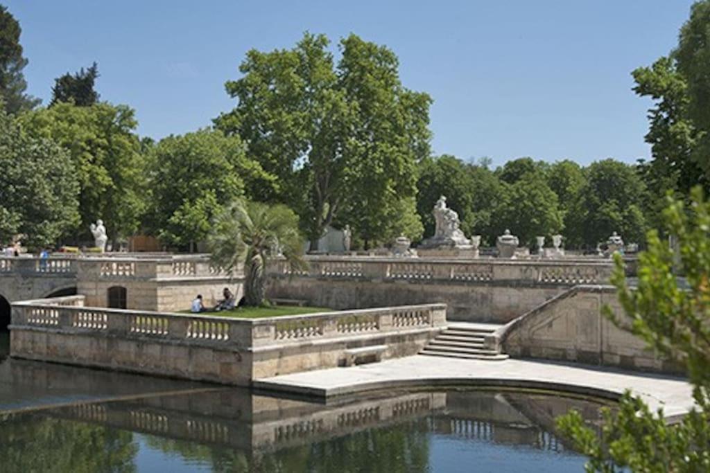 Fabienne Cote Jardins De La Fontaine Apartment Nimes Luaran gambar